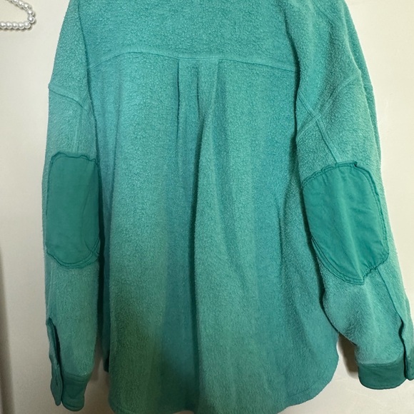 FREE PEOPLE Ruby Fleece Jacket Watermelon Rind - Picture 10 of 12